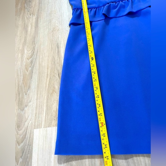 Maison Scotch & Soda “Another Day in Paradise” Blue Peplum Dress. Size 1(S) - Picture 9 of 10